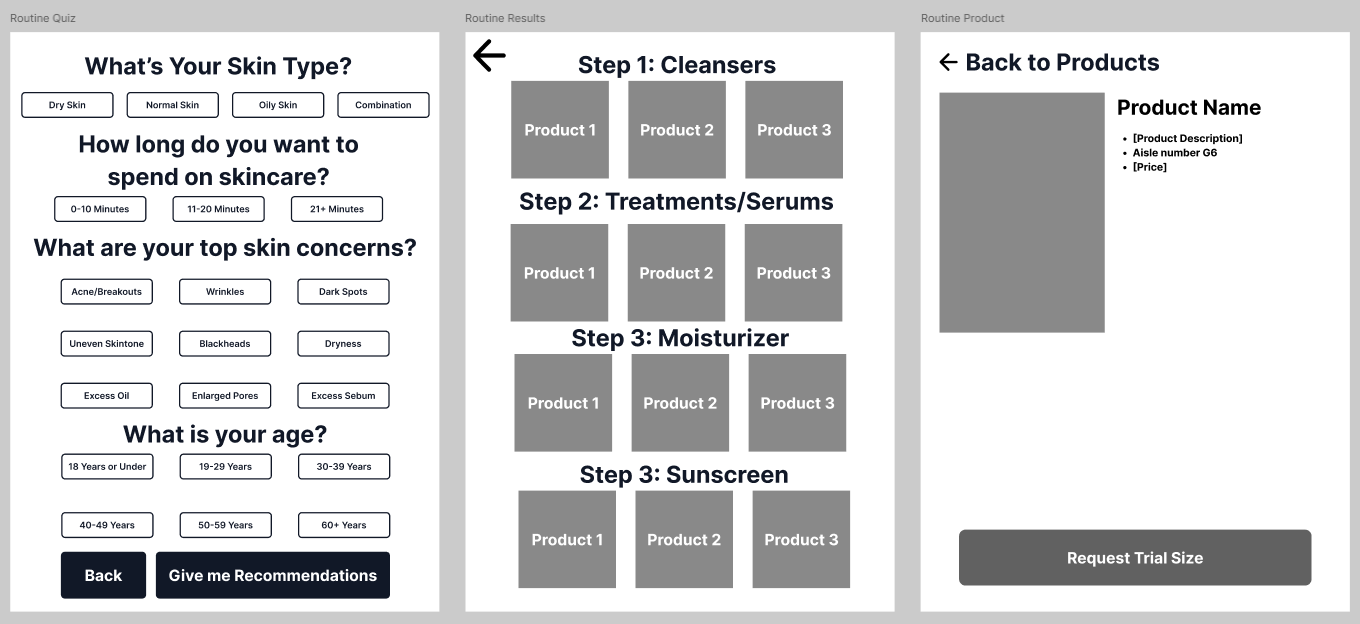 Lo-Fi Wireframe